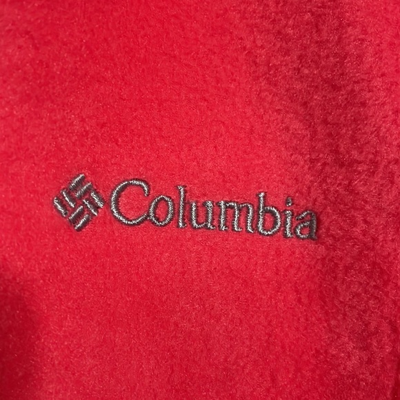 Like new Columbia zip up fleece jacket with two zippered pockets size large L - Picture 2 of 7